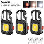 lampe multifonctionnelle rechargeable led modes gris métallique robuste type banque alimentation