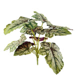 plante artificielle décorative feuilles vertes blanches rouges salon maison moderne naturel