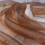 tissu polyester pailleté rouge doré beige rose élégant brillant translucide femme adulte