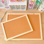tableau liège marron clair double face clips classique photos messages diy 20x30cm 29x39cm