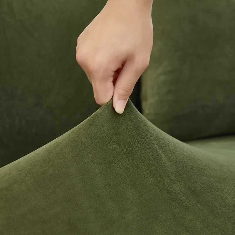 housse tête lit velours vert olive extensible lit queen taille 220cm