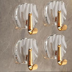 porte serviettes adhésifs moderne vert transparent beige reflets élégants auto colle sans perçage haute