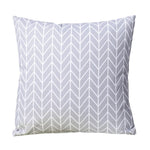 housse coussin lin géométrique multicolore moderne carré 45x45cm lit siège voiture