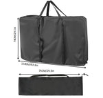 sac rangement polyester réutilisable tables pliantes noir gris utilitaire voyage