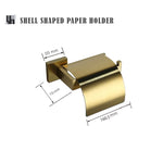 accessoires salle bain doré moderne porte serviettes support papier toilette porte savon vis montage