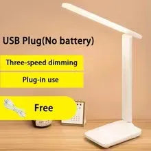 lampe led minimaliste contemporaine blanc rechargeable usb flux lumineux réglable trois niveaux