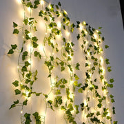 Guirlande lumineuse verte pour sapin de Noël avec lumières dégradées et fleurs artificielles - Décoration intérieure