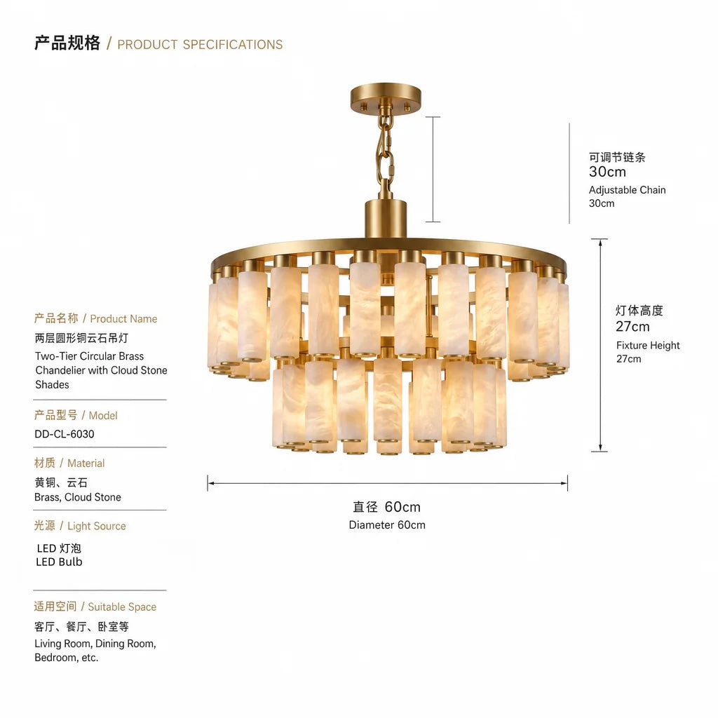 suspension lumineuse moderne élégante marbre doré lumière chaude 3000K salle manger salon