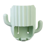 porte brosse dents gel dentifrice cactus moderne adhésif bleu vert rose blanc salle bain