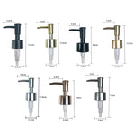 distributeur savon liquide moderne doré argenté noir marbré transparent 3.2cm 11.5cm