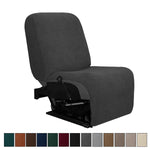 couvre siège marron rayures horizontales moderne fauteuil inclinable lavable machine automne hiver beige taupe