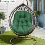 fauteuil suspendu coussin forme imperméable coton polyester marron vert bleu gris noir moderne confortable