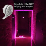 applique murale led rgb 12w moderne éclairage intérieur extérieur rainbows télécommande bluetooth