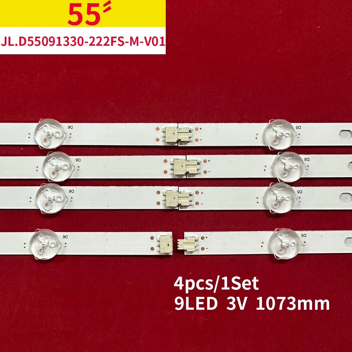 bandes led 1073mm leds 3v 55 pouces éclairage tv blanc moderne fonctionnel