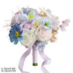 arche mariage fleurs artificielles violet blanc rose bleu classique romantique decoration exterieurintérieur événement festive