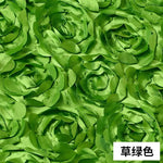 tapis mariage satin roses relief texturé violet rouge vert élégant antidérapant 50cm 130cm