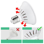 ampoule led full spectrum 60 80 leds e27 e14 gu10 moderne croissance plantes abs