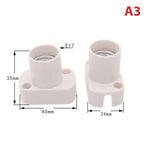 ampoule douille base e12 e14 e17 support blanc doré lisse opaque industriel