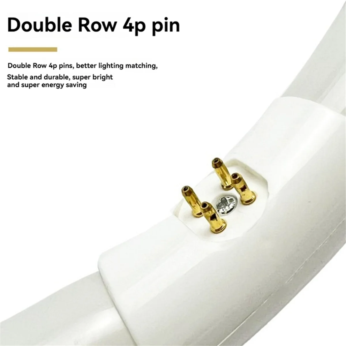 ampoule circulaire blanc flux lumineux moderne opacité élément doré fixe 220v alternatif
