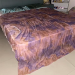 drap lit fleuri moderne rose blanc vert bleu orange soyeux toucher doux imprimé grande