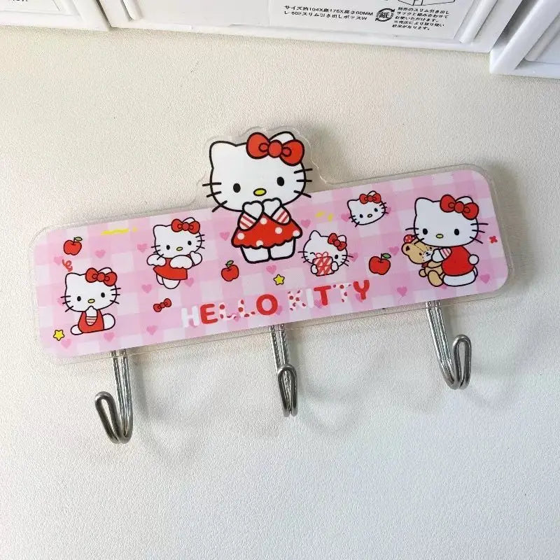 porte sacs crochet mignons chats dessins animés blanc bleu rose violet
