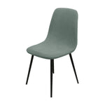 chaise moderne tissu imprimé petits points vert noir beige gris marron bleu blanc