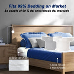supports drap blancs modernes clips anti dérapants 500 pièces lit familial sécurité maison
