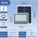lampe solaire extérieure 100w 200w blanc bleu ip66 moderne économique