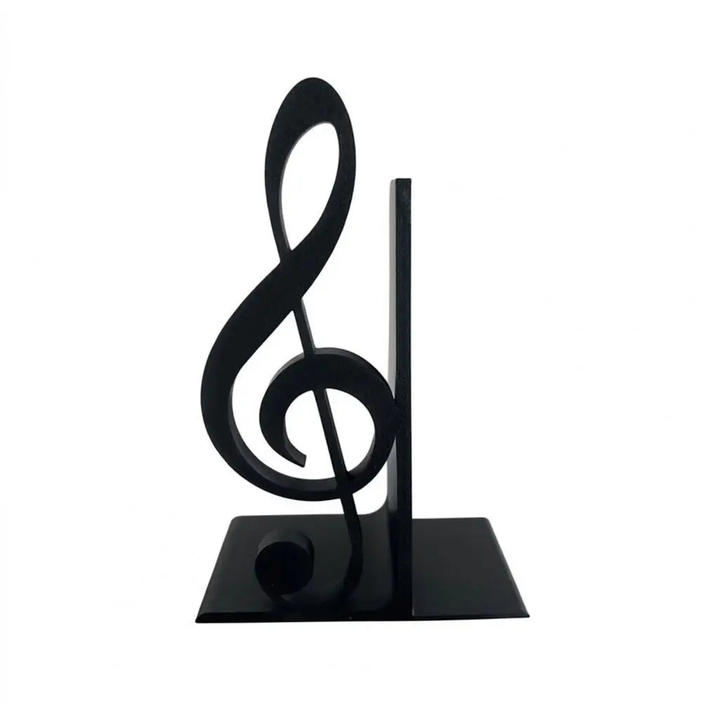 support livre clé sol blanc noir rose décoration musicale lisse uniforme