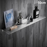 étagère murale acier inoxydable gris moderne étagère angle brillante cosmétiques