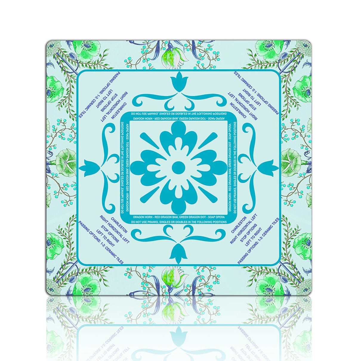 tapis souris géant floral décoratif caoutchouc antidérapant grande surface table jeu maison