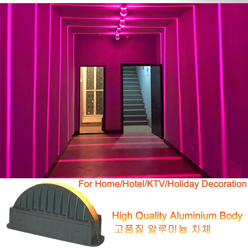 projecteur led decoration mur rouge vert moderneintérieur extérieur décoration faade lumiere domestique