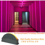 projecteur led decoration mur rouge vert moderneintérieur extérieur décoration faade lumiere domestique