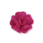 broches fleurs relief strass couleur bleue rose marron adhésif élégantes vêtements accessoires mode classiques