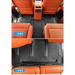 tapis sol voiture noir rayures diagonales moderne antidérapant tapis avant arrière coffre imperméable