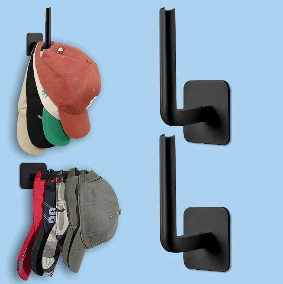 porte chapeaux noir blanc moderne minimaliste adhésif chapeau serviette couverture cuisine sac main porte
