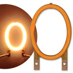 numéros lumineux orange clips câbles modernes diy décoration fêtes led filaments