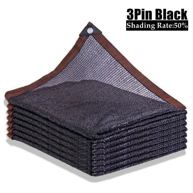filet protection solaire maille noire jardin terrasse pergola clips fixation
