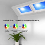 lampe led moderne bleu transparente aluminium salle bain chambre cuisine