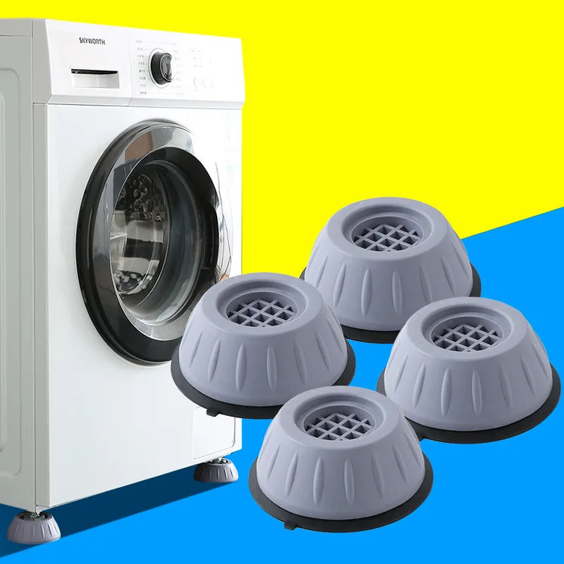 pieds anti vibration machine laver pièces gris moderne adhésif antidérapant respectueux environnement silentieux