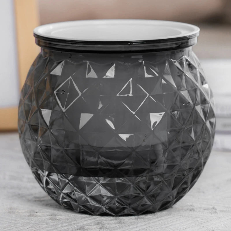 pot plante moderne blanc orange gris triangles géométriques absorbant eau fleur verteintérieur maisonadulteunisexe