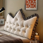 coussin tête velours gris marron noir confortable classique anti décubitus coton polyester
