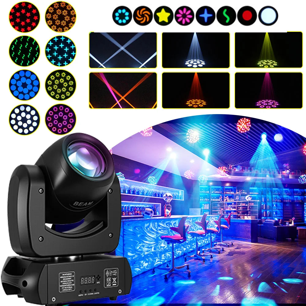 projecteurs led scène flight case roues brackets câbles instructions motifs lumineux professionnel événementiel
