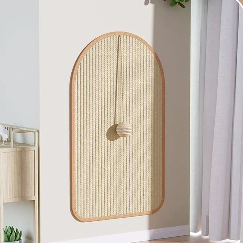 tapis sisal chat horizontal gratter protection mobilier beige clair moderne minimaliste bohème