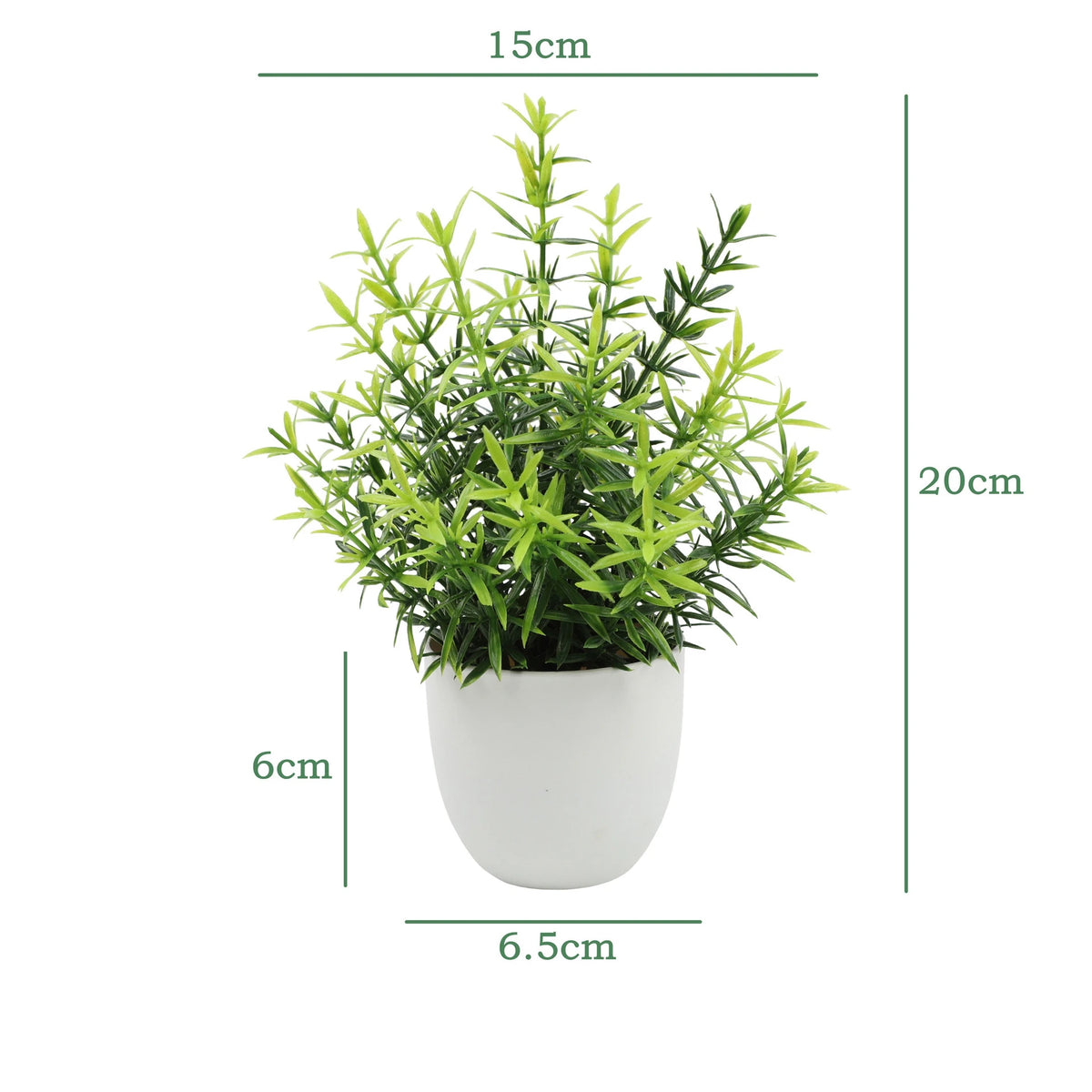 décoration intérieure plante artificielle eucalyptus bonsaï vert feuilles fines moderne sans entretien pot blanc