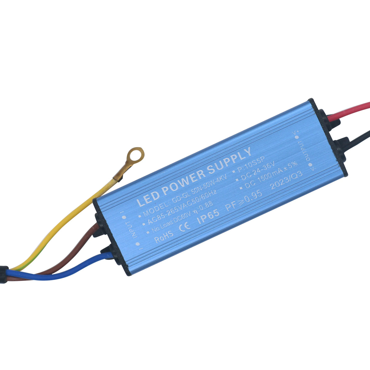 alimentation led 50w bleue ip65 waterproof ccc cem fcc cqc