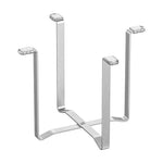 organiseur cuisine support sac poubelle acier inoxydable moderne minimaliste évier restes alimentaires transparent