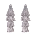 pompons franges polyester violet vert bleu rose boho chic décor maison rideau vêtement