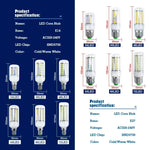 ampoule led maïs décoration intérieur blanc chaud lumière moderne lustre lustre base e14 e27