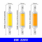 ampoules led cob blanc chaud 2700k 3500k 10w 20w 78mm 118mm moderne transparentes